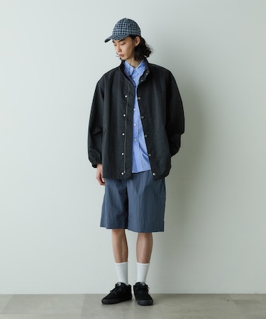 「HOTEL PALACE」オテルパラス ナイロンテックルーズシルエットコーチブルゾン