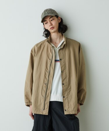 「HOTEL PALACE」オテルパラス ナイロンテックルーズシルエットコーチブルゾン