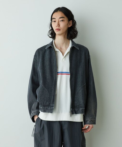 「HOTEL PALACE」オテルパラス 11.5ozバイオブリーチデニムブルゾン