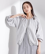 ソフトギャザージップブルゾン