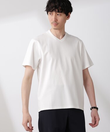 ジャケT(R)プレミアム Vネック 半袖