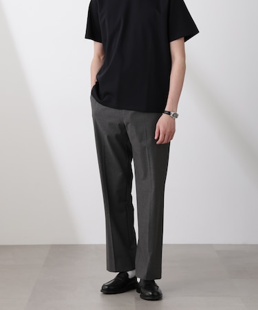 ｢N TROUSERS BASIC｣トロピカルストレッチストレートパンツ（セットアップ可）