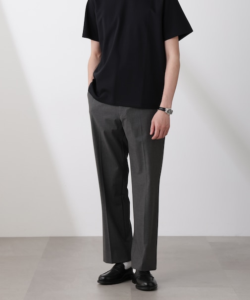 ｢N TROUSERS BASIC｣トロピカルストレッチストレートパンツ（セットアップ可）