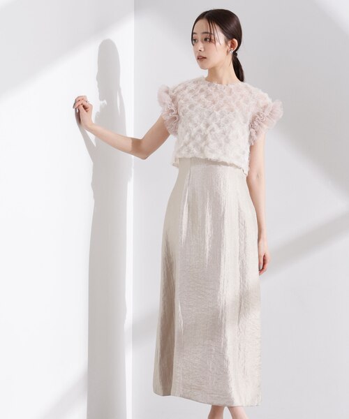 kaene／ボリュームブラウスセットドレス｜ナノ・ユニバースの通販