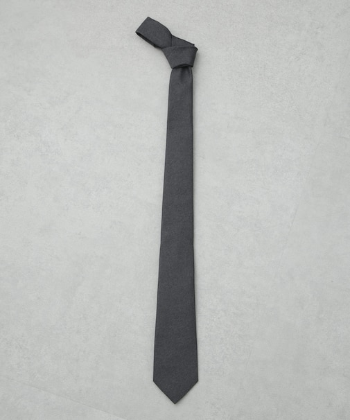 京都ウォッシャブルメランジソリッドネクタイ