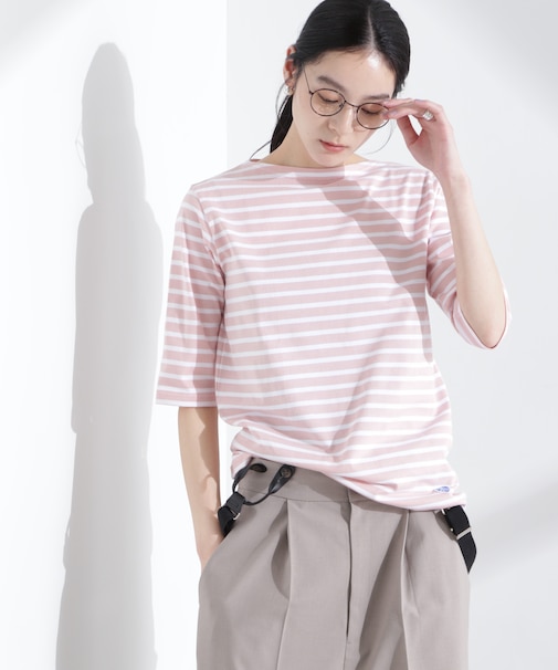 ORCIVAL／BFJ_BOAT NECK H／S P.O.