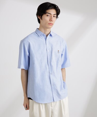 ナノベアワンポイントシャツ半袖