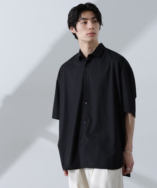 ビッグドレープシャツ 半袖