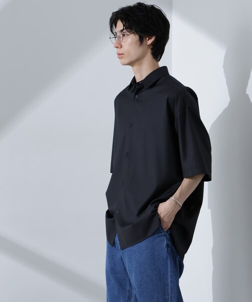 ビッグドレープシャツ 半袖