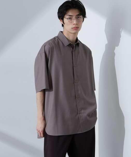 ビッグドレープシャツ 半袖