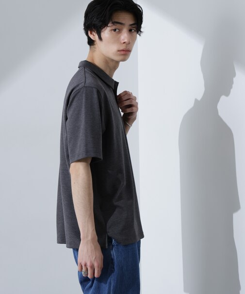 Pe／Ry鹿の子ポロシャツ 半袖