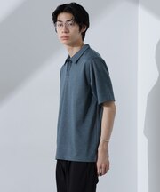 Pe/Ry鹿の子ポロシャツ 半袖