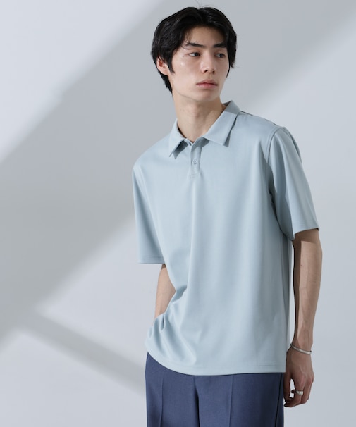 Pe／Ry鹿の子ポロシャツ 半袖