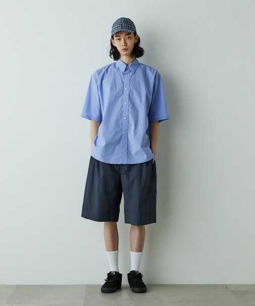 「HOTEL PALACE」オテルパラス レギュラーカラールーズシルエット 半袖シャツ