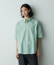 「HOTEL PALACE」オテルパラス レギュラーカラールーズシルエット 半袖シャツ