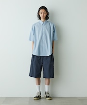 「HOTEL PALACE」オテルパラス レギュラーカラールーズシルエット 半袖シャツ