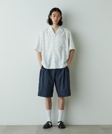 「HOTEL PALACE」オテルパラス アニマルグラフィックプリントシャツ