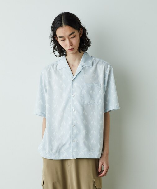 「HOTEL PALACE」オテルパラス アニマルグラフィックプリントシャツ