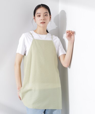 ダブルストラップミディキャミ(セットアップ可)