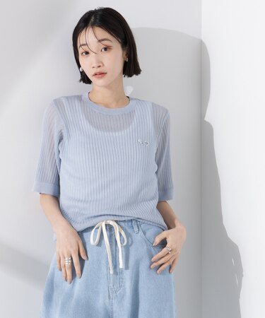 PENNEYS別注TheFOXシアーリブニットトップス