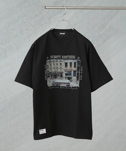 SCHOTT/別注 ’PHOTO’ S/S TEE Schott／別注 
