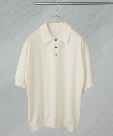 crepuscule／別注 S／S KNIT POLO
