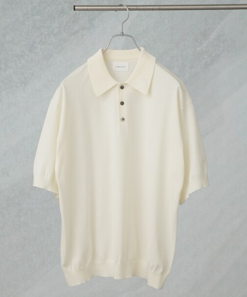 crepuscule／別注 S／S KNIT POLO