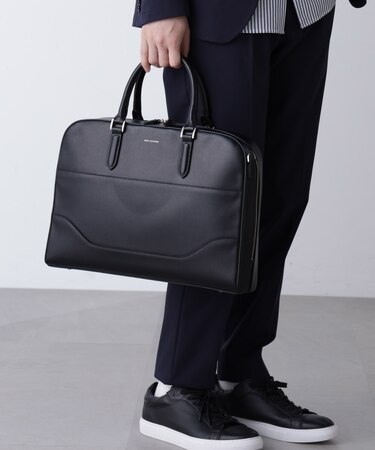 フェイクレザーブリーフバッグ