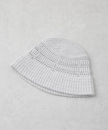 RACAL／別注 Mesh Line Knit Bucket Hat