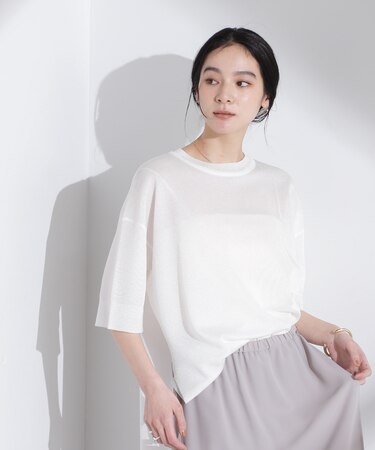 オーロララメシアースムースニットTシャツ