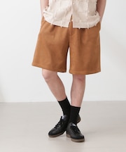 フェイクスエード イージーショートパンツ