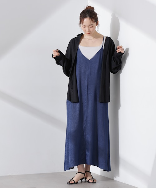 SHIPS any: スラブ ツイード ワンピース［NAVY BLUE］｜シップスの通販