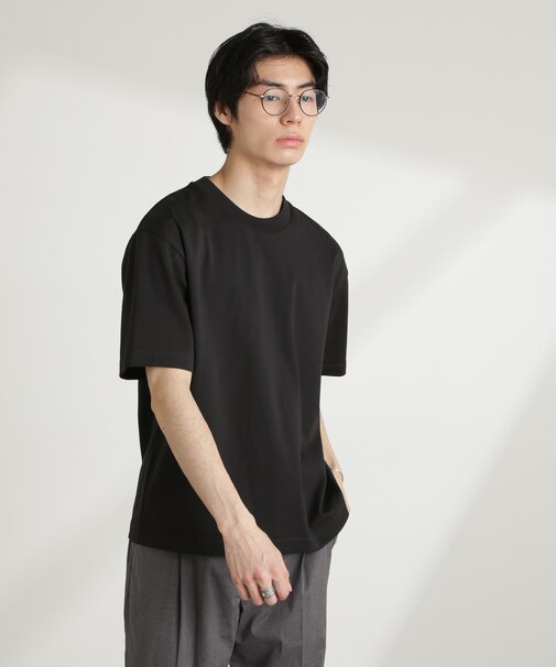 ダブルスムースクルーネックBIGTシャツ 半袖