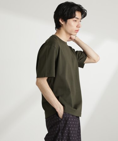 ダブルスムースクルーネックBIGTシャツ 半袖