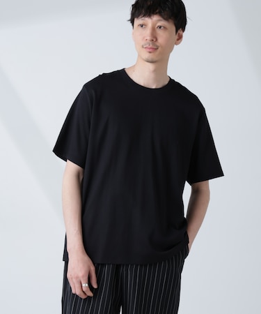 WEB限定／Anti Soaked(R) 汗染み防止 クルーネックレギュラーシルエットTシャツ