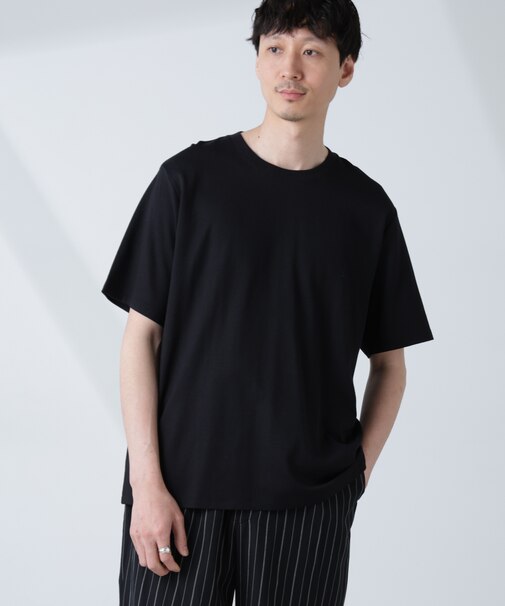 WEB限定／Anti Soaked(R) 汗染み防止 クルーネックレギュラーシルエットTシャツ