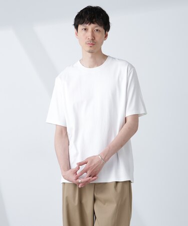 WEB限定／Anti Soaked(R) 汗染み防止 クルーネックレギュラーシルエットTシャツ