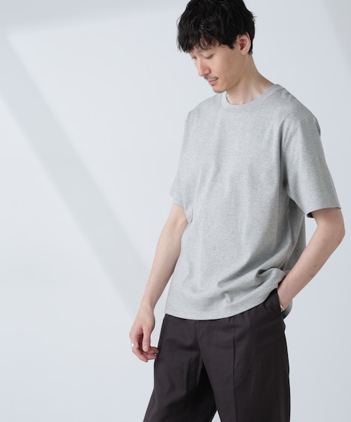 WEB限定/Anti Soaked(R) 汗染み防止 クルーネックレギュラーシルエットTシャツ