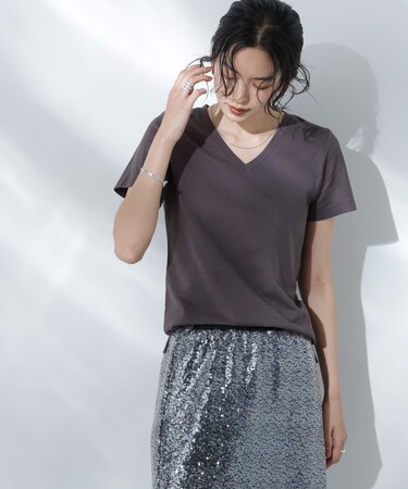 Anti Soaked(R) 汗染み防止VネックTシャツ