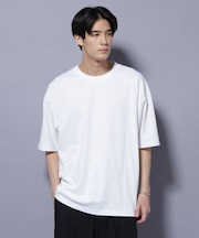 Anti Soaked(R)  汗染み防止 クルーネック ビッグシルエットTシャツ