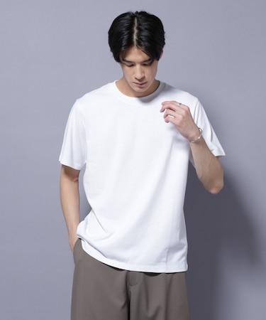 Anti Soaked(R) 汗染み防止 クルーネック レギュラーシルエットTシャツ