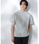 Anti Soaked(R)  汗染み防止 モックネックレギュラーシルエットTシャツ