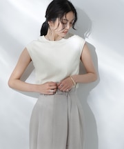 Anti Soaked(R) 汗染み防止リブノースリーブTシャツ（セットアップ可）