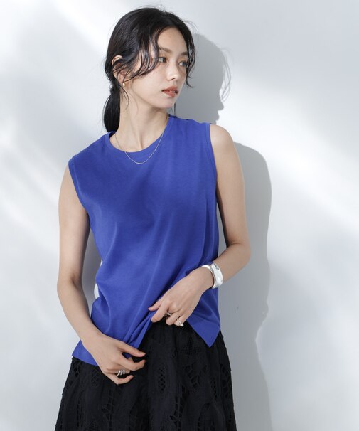 Anti Soaked(R) 汗染み防止カラフルノースリTシャツ