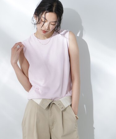 Anti Soaked(R) 汗染み防止カラフルノースリTシャツ