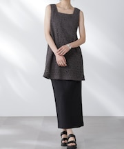 Anti Soaked(R) 汗染み防止リブタイトスカート（セットアップ可）