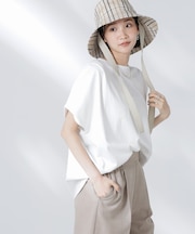 変形スリーブカットトップス