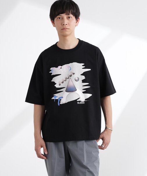 「MOFFISIE」1.0オリジナルプリント Tシャツ 半袖