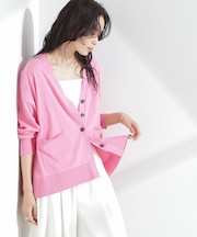 TEKNICO GIZAコットンオーバーカーディガン