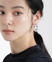 ラウンドフォルムクリアピアス